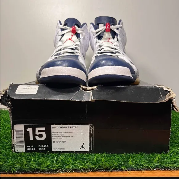 Nike Air Jordan 6 VI Retro Olympic 2012 Blue White