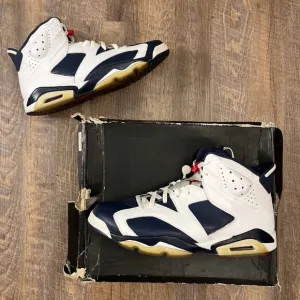 Nike Air Jordan 6 VI Retro Olympic 2012 Blue White