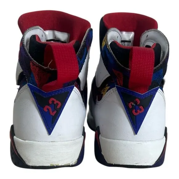 Nike Air Jordan 7 Retro BG Shoes Nothing But Net Ugly Sweater Size 7Y 304774-142