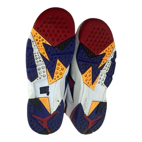 Nike Air Jordan 7 Retro BG Shoes Nothing But Net Ugly Sweater Size 7Y 304774-142