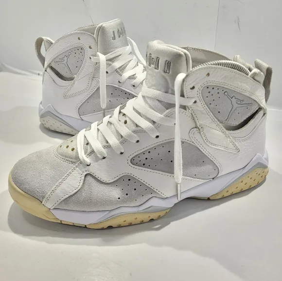 NIKE AIR JORDAN 7 RETRO PURE MONEY PURE PLATINUM MEN'S SHOES SIZE 9 [304775-120]