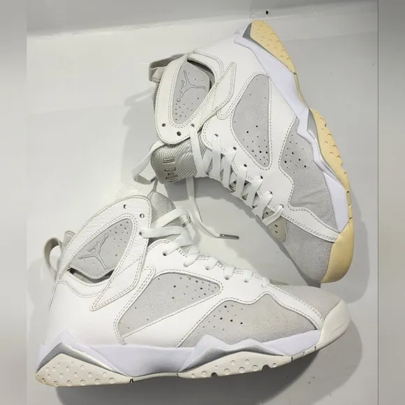 NIKE AIR JORDAN 7 RETRO PURE MONEY PURE PLATINUM MEN'S SHOES SIZE 9 [304775-120]
