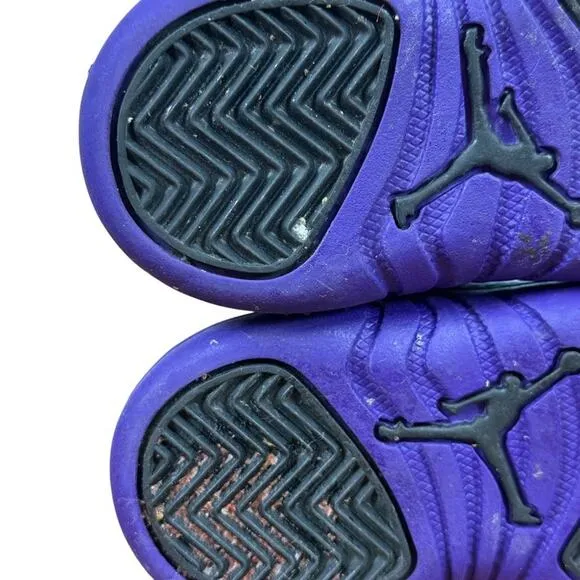 Nike Air Jordan 850000-057 Field Purple Retro 12 Sneakers Kids Boys Shoes 6 C