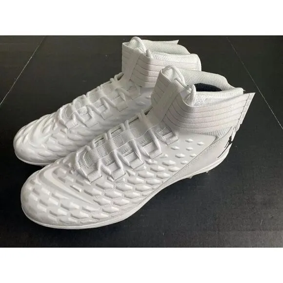 Nike Air Jordan Force Savage Pro 2 Football Cleats White CV1663-103 Men’s 14.5