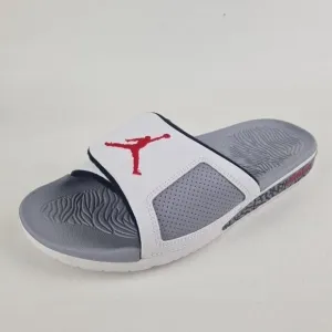 Nike Air Jordan Hydro 3 Retro Sandal Slides Summit White Red