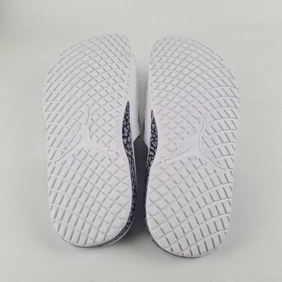 Nike Air Jordan Hydro 3 Retro Sandal Slides Summit White Red