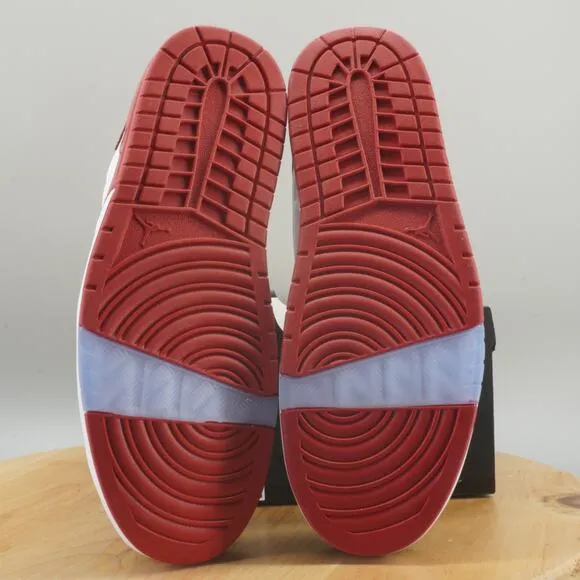 Nike Air Jordan Nu Retro 1 Low Mens Size 10 Shoes Varsity Red Black White NEW