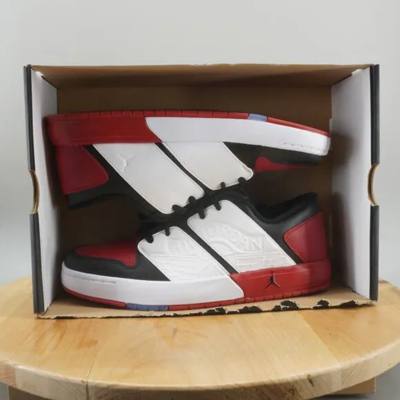 Nike Air Jordan Nu Retro 1 Low Mens Size 10 Shoes Varsity Red Black White NEW