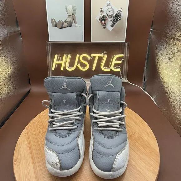 Nike Air Jordan Retro 12 Stealth ‘Cool Gray’ PS Sz 1.5Y