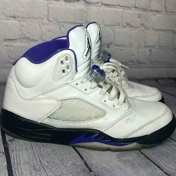 NIKE Air Jordan Retro 5 &quot;Concord&quot; DD0587-141 Mens Size 11 Athletic Sneakers