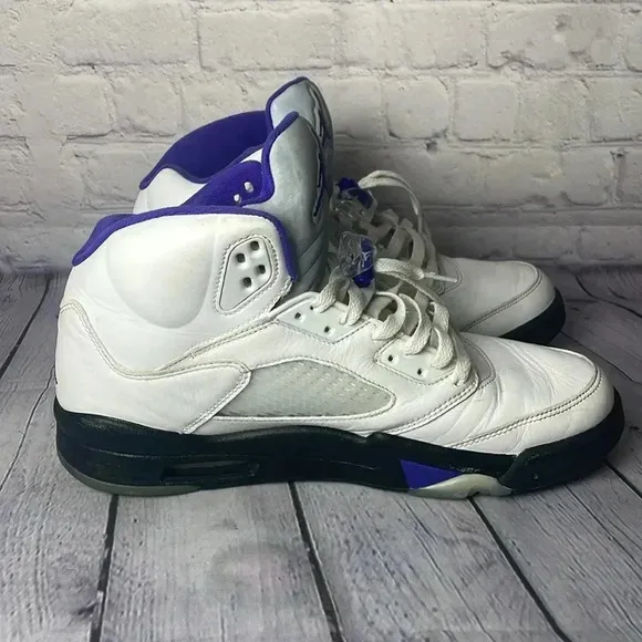 NIKE Air Jordan Retro 5 &quot;Concord&quot; DD0587-141 Mens Size 11 Athletic Sneakers