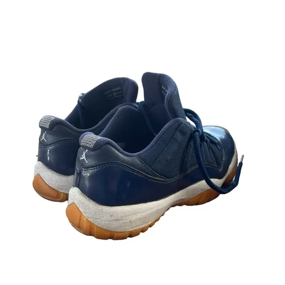 Nike Air Jordan Retro XI 11 Low Barons Blue White Men Shoes  Size 8.5