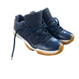 Nike Air Jordan Retro XI 11 Low Barons Blue White Men Shoes  Size 8.5