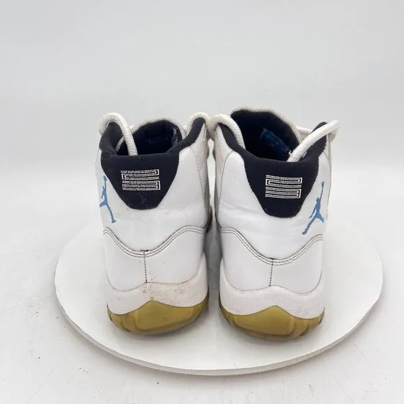 Nike Air Jordan XI 11 Retro Men Size 9.5 378037-117 Legend Blue White Shoes