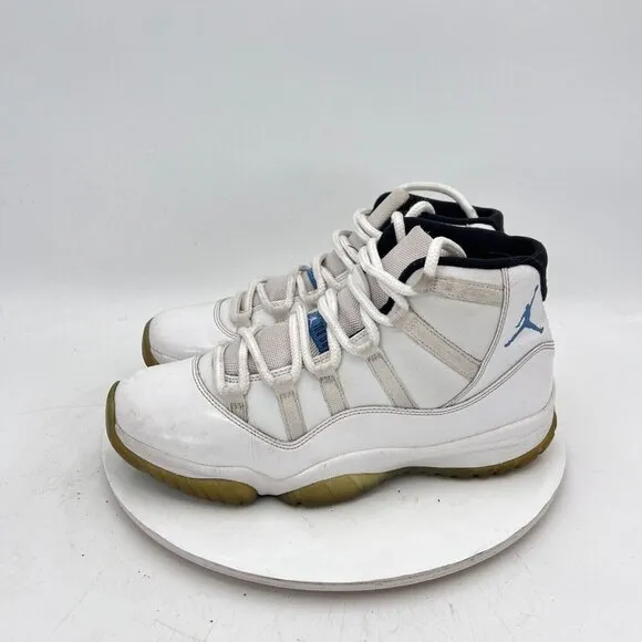 Nike Air Jordan XI 11 Retro Men Size 9.5 378037-117 Legend Blue White Shoes
