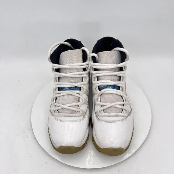 Nike Air Jordan XI 11 Retro Men Size 9.5 378037-117 Legend Blue White Shoes