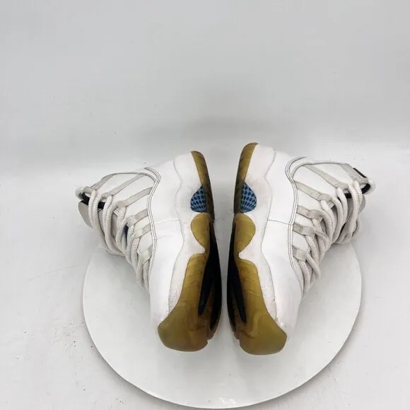 Nike Air Jordan XI 11 Retro Men Size 9.5 378037-117 Legend Blue White Shoes