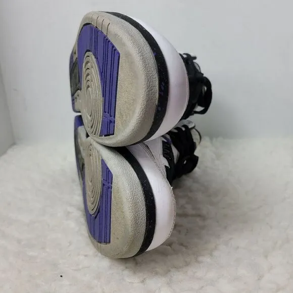 Nike Air Jordan 2 Retro Concord 2014 Men's Shoes Size 8 White Purple 385475-153