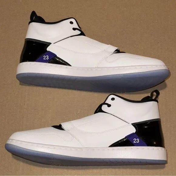 Nike Air Jordan Fadeaway Retro Shoes White Concord AO1329-100 Men's Size
