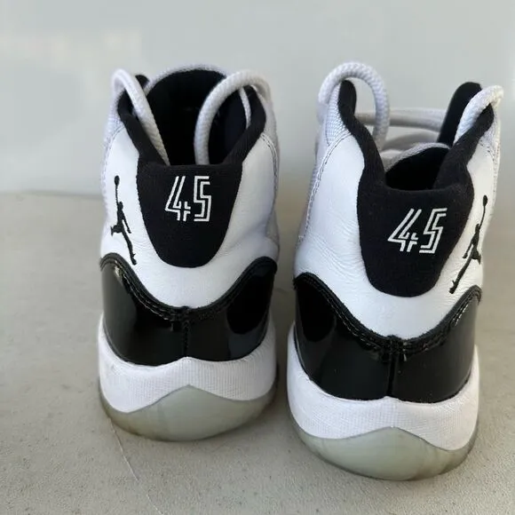Nike Air Jordan Retro 11 GS Concord 2018 Black White Shoes 378038-100 Size 6Y