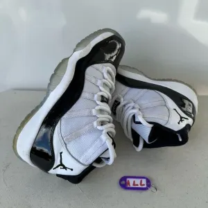 Nike Air Jordan Retro 11 GS Concord 2018 Black White Shoes 378038-100 Size 6Y