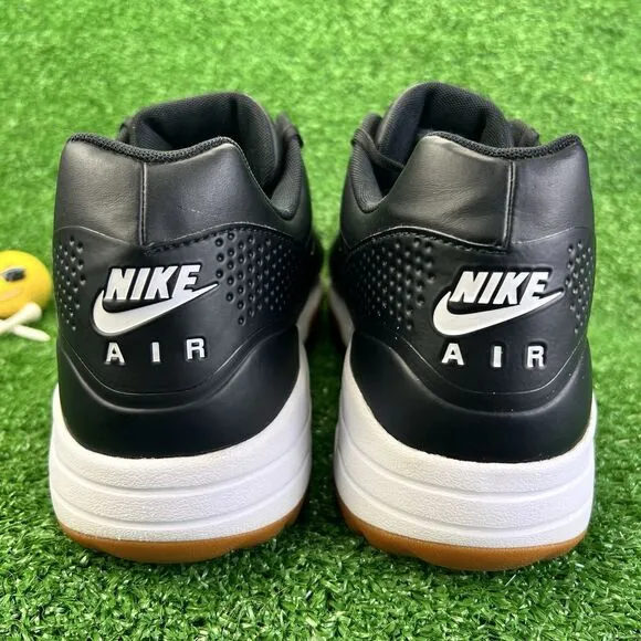 Nike Air Max 1 Golf Shoes Men's 14 Blackout Swoosh AQ0863-001 Gum Spikeless