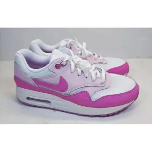 Nike Air Max 1 GS White/Playful Pink/Pink Foam Size 6Y FZ3559 100