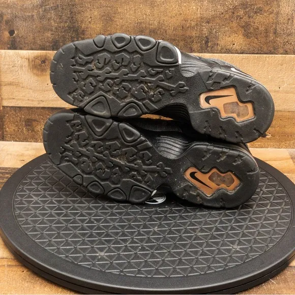 NIKE AIR MAX 2 CB 94 BLACK DENIM MENS ATHLETIC SHOES BASKETBALL RETRO SIZE 7.5