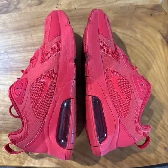 Nike Air Max 200 University Red Grade School GS 6.5Y Running Shoes