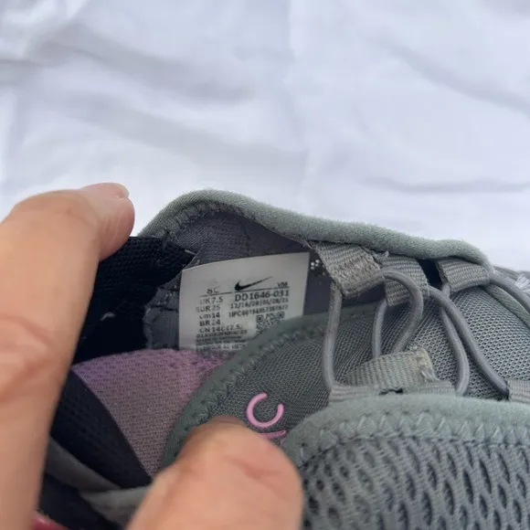 Nike Air Max 270 TD 'Grey Hyper Pink' Sneakers, Toddler Size 8
