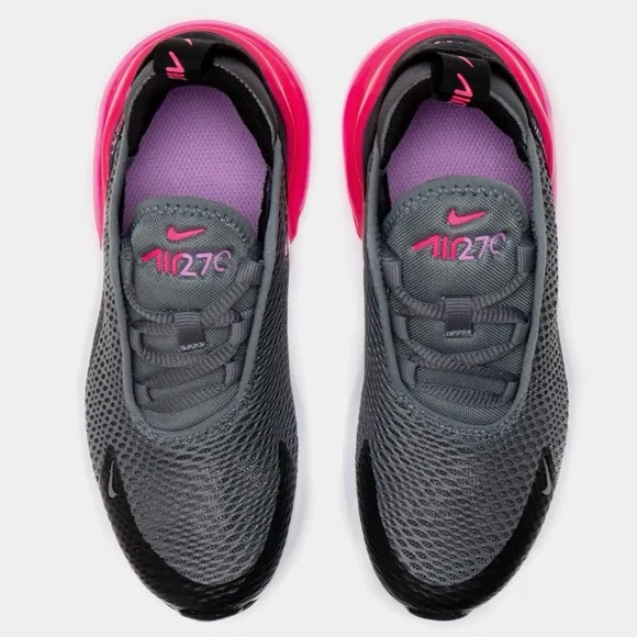 Nike Air Max 270 TD 'Grey Hyper Pink' Sneakers, Toddler Size 8