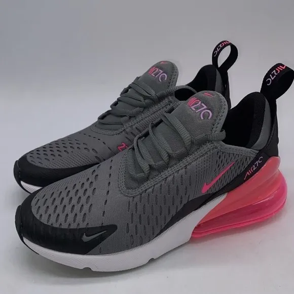 Nike Air Max 270 TD 'Grey Hyper Pink' Sneakers, Toddler Size 8