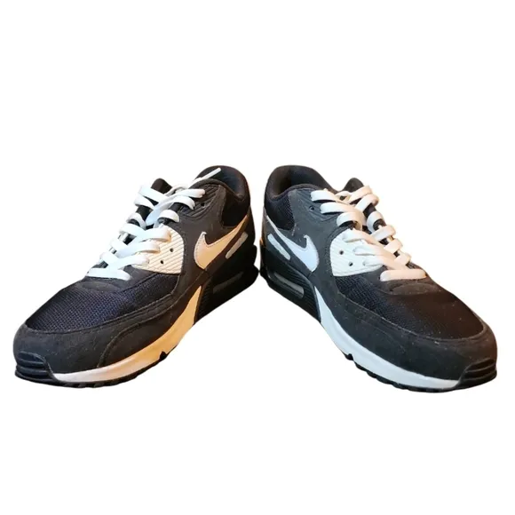 NIKE AIR MAX 90 ID BLACK WHITE SIZE MENS 9.5 [931902-992] NIKEiD custom Real Ego
