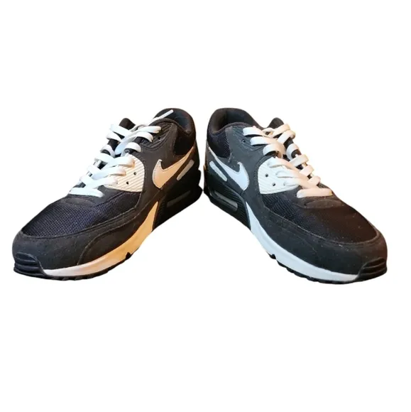 NIKE AIR MAX 90 ID BLACK WHITE SIZE MENS 9.5 [931902-992] NIKEiD custom Real Ego