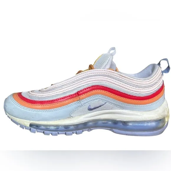 Nike Air Max 97 Grey Light Thistle Shoes Womens Size 6 Retro Sneakers CW5588-001