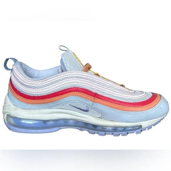 Nike Air Max 97 Grey Light Thistle Shoes Womens Size 6 Retro Sneakers CW5588-001
