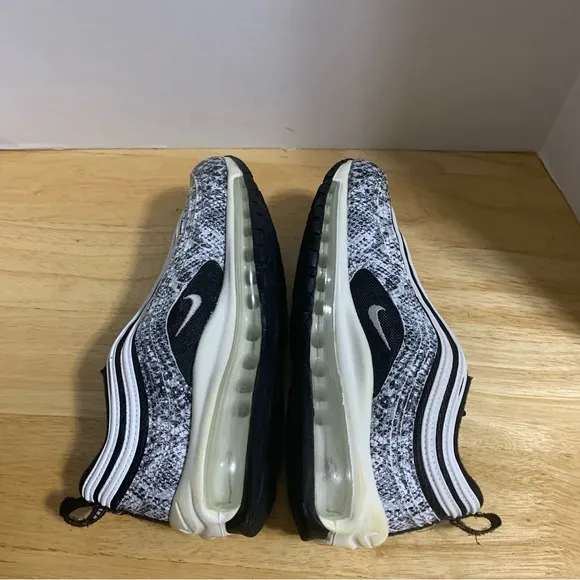 Nike Air Max 97 Snakeskin Cocoa Snake Black White CT1549-001 Women Shoe Size 7.5
