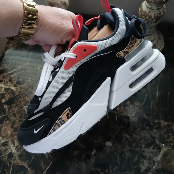 Nike Air Max Furyosa Streetwear/Lifestyle Platform Leopard Shoes Size 7.5 Women