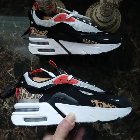 Nike Air Max Furyosa Streetwear/Lifestyle Platform Leopard Shoes Size 7.5 Women