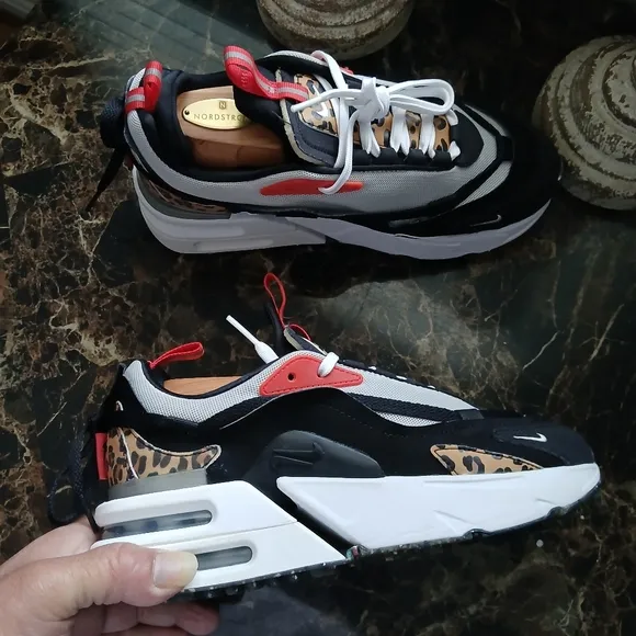 Nike Air Max Furyosa Streetwear/Lifestyle Platform Leopard Shoes Size 7.5 Women