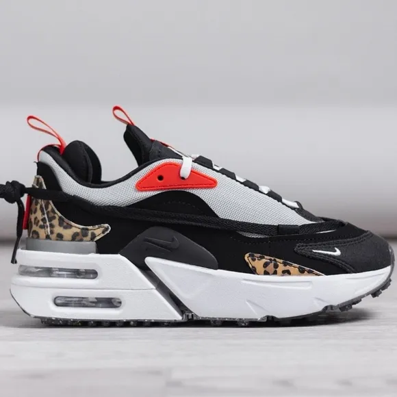 Nike Air Max Furyosa Streetwear/Lifestyle Platform Leopard Shoes Size 7.5 Women