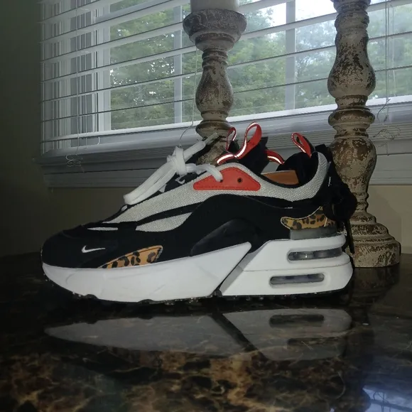 Nike Air Max Furyosa Streetwear/Lifestyle Platform Leopard Shoes Size 7.5 Women