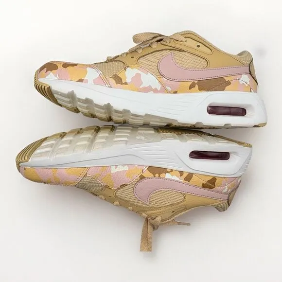 Nike Air Max SC Womens Shoes Size 9 Pink Beige Camo Training  Athletic Sneaker
