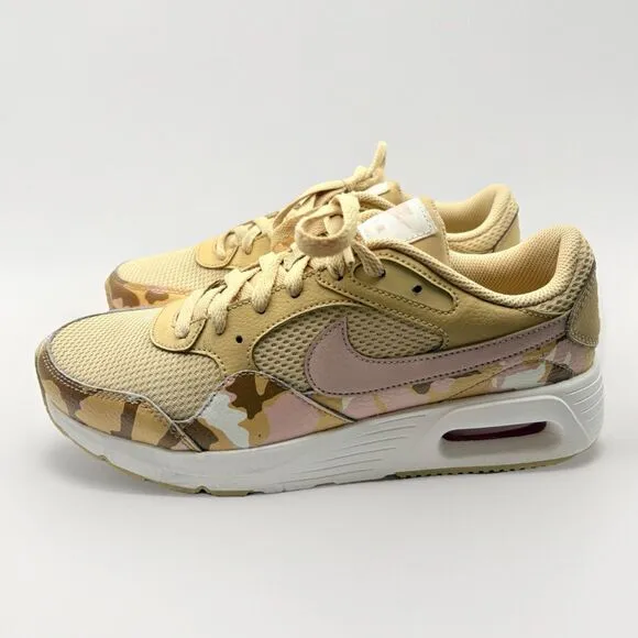 Nike Air Max SC Womens Shoes Size 9 Pink Beige Camo Training  Athletic Sneaker