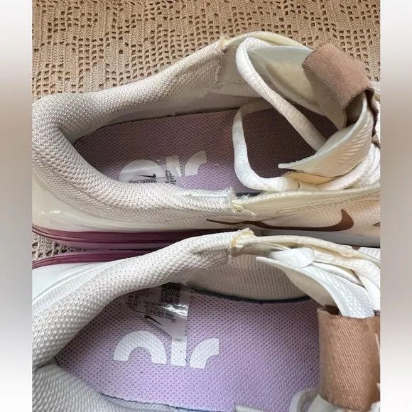 Nike Air Max Up Sneakers in Sail Metallic Red Bronze Size 8.5 Women's