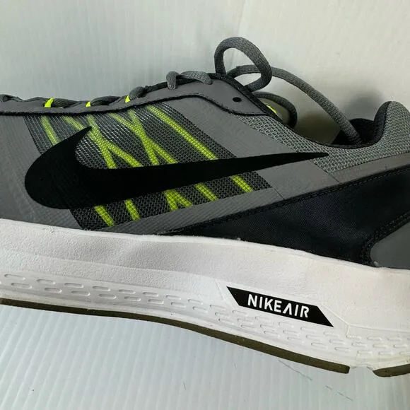Nike Air Relentless 5 Running Shoes Sneakers Men 14 Gray Neon Green 807092-002