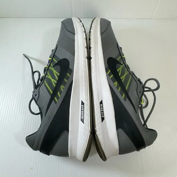 Nike Air Relentless 5 Running Shoes Sneakers Men 14 Gray Neon Green 807092-002