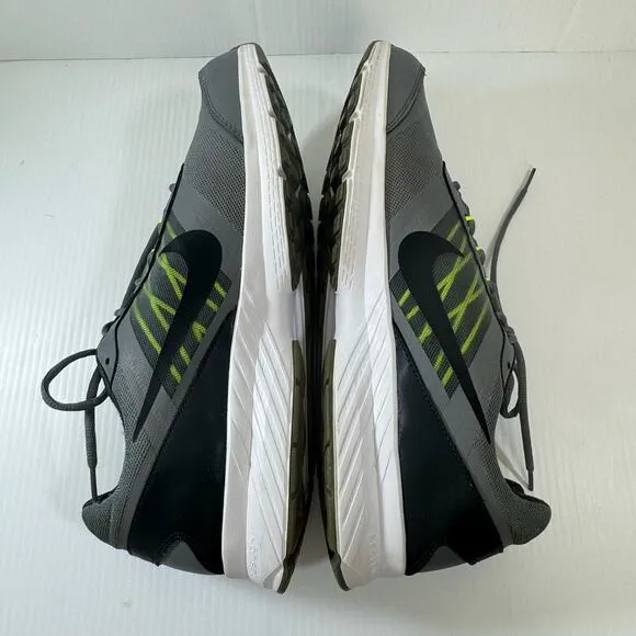 Nike Air Relentless 5 Running Shoes Sneakers Men 14 Gray Neon Green 807092-002