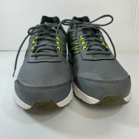 Nike Air Relentless 5 Running Shoes Sneakers Men 14 Gray Neon Green 807092-002