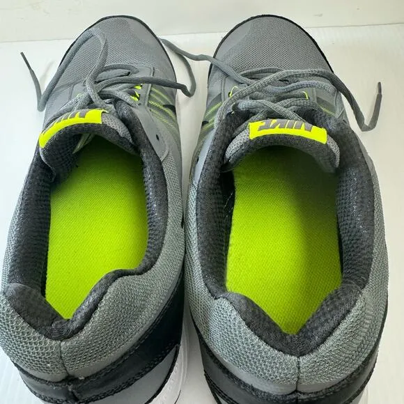 Nike Air Relentless 5 Running Shoes Sneakers Men 14 Gray Neon Green 807092-002